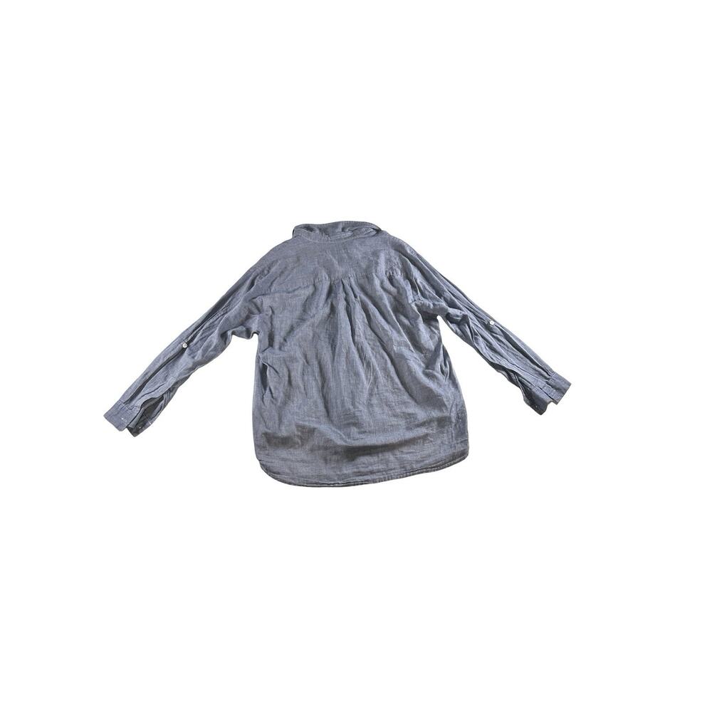 Michael Kors Chambray Button Front Utility Shirt Women’s Medium - Picture 6 of 6